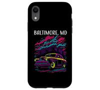 Baltimore Maryland - Coche clásico, Estilo Retro, diseño Industrial Carcasa para iPhone XR