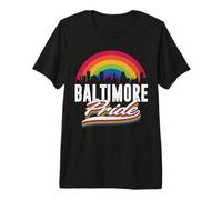 Baltimore Maryland LGBT Lesbian Gay Bisexual LGBTQ Pride Camiseta Premium