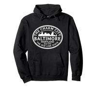 Baltimore Maryland The Charm City Estd 1797 Old Line State Sudadera con Capucha