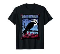 Baltimore, Midnight Raven mira sobre el Horizonte de la Ciudad Camiseta