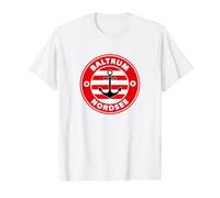Baltrum Mar del Norte Isla Vacaciones Playa Surfing Souvenir Camiseta gráfica económica, Hombre, Blanco, S
