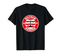 Baltrum Mar del Norte Isla Vacaciones Playa Surfing Souvenir Camiseta gráfica económica, Hombre, Negro, S