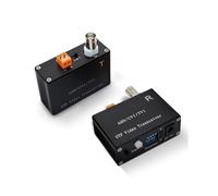 Balun de Vídeo Activo de 1 Canal para Cámara CCTV, Transmisor de Par Trenzado BNC de Largo Alcance para AHD TVI CVI 5/10MP