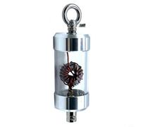 Balun transparente 1:49 para antenas de alambre largo, 20 W HF de onda corta con conector BNC, ferrita de níquel y zinc para cintas de 40 m, 20 m, 15 m, 10 m, carcasa resistente a los rayos UV para