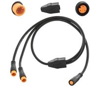 baluoqi Cable de extensión 1T2 en Y con conector tipo Julet de 3 pines para faros de bicicleta, sensor de engranajes/cable dividido de freno en kits de conversión de bicicleta eléctrica (3 pines, 7