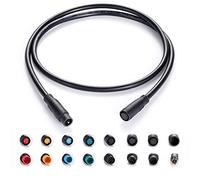 baluoqi Cable de extensión de 8 Pines El Enchufe Impermeable Funciona para la luz de la Bicicleta eléctrica/Acelerador/Ebrake/Display Ebike Parts Extend Cable (8 Pines 50 cm)
