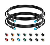 baluoqi Verlängerungskabel 4Pin wasserdichter Stecker für elektrisches Fahrrad Licht/Gas/Ebrake/Ebike Teil Verlängerungskabel (4 pinos, 80 cm 2 Sälen)