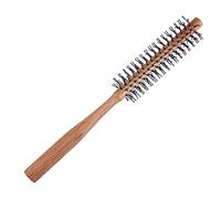 Baluue 1 Peine Cilíndrico de Madera para Cabello Esponjoso Herramienta para Peinar El Cabello Accesorio de Salón para Aliviar El Cuero Cabelludo Mango Cómodo