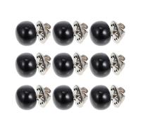 Baluue 10 Piezas de Botones Ocultos para Ropa de Mujer, Resistentes al Óxido, Estilo Elegante y Funcional para Prevenir Miradas, Color Negro, Material Pp