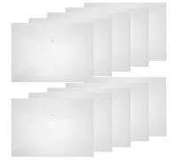 Baluue 10 Sobres para Documentos A3 Transparentes Botón a Presión Bolsas Organizadoras de Archivos en PP Grueso Carpeta Porta Documentos para Oficina y Almacenamiento de Papel