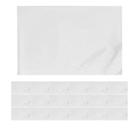 Baluue 100 Láminas Transparentes de Bordado Solubles Agua 20X30Cm Estabilizador Ligero para Máquina de Coser Película de Cobertura Lavable para Patrones y Aplicaciones de Bordado