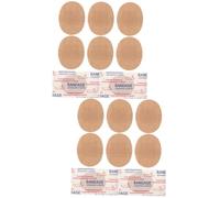 Baluue 100piezas Apósito Adhesivo De Tela Elástica Transpirable Para Protección De Heridas Curitas Para Dedos y Articulaciones Ovaladas
