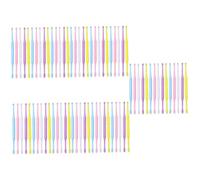 Baluue 100piezas Limpiadores De Oídos Portátiles Doble Cabeza De Limpieza De Cerumen De Accesorios Para