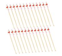 Baluue 100piezas Palillo De Bambú Para Orejas Herramienta De Limpieza Para Eliminar La Cera Portátil y Delicado Para Uso Personal El Hogar