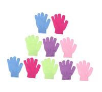 Baluue 10piezas Guantes De Ducha Exfoliantes Manopla De Exfoliación Para Baño Accesorios De Cuidado Corporal Mixtos Limpieza Suave De Piel