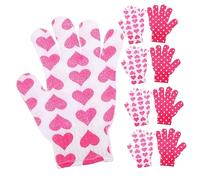 Baluue 10piezas Guantes Exfoliantes De Ducha De Para Exfoliación y Limpieza Adecuados Para Casa y
