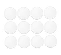 Baluue 12 Topes Transparentes para Mesa de Cristal Ventosa Almohadillas de Goma Antideslizantes de 20Mm X 3Mm Espaciadores Protectores para Muebles de Vidrio Amortiguadores Suaves y