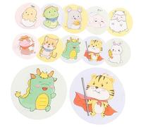 Baluue 120piezas Parches Adhesivos Redondos Mini Para Heridas Con Diseño De Animales Para Niño Niña Autoadhesivos Transpirables y Protectores Cierre Seguro Sin Uso Infantil y Adulto