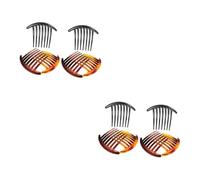 Baluue 12piezas Peines Laterales De Plástico Dientes Para Mujeres y Accesorios Para Peinados Fijación De Flequillos y Decoraciones y