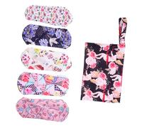 Baluue 15piezas Toallas Sanitarias Reutilizables De Con Bolsa De Almacenamiento Almohadillas Menstruales Lavables Para Abundante De Aleatorios