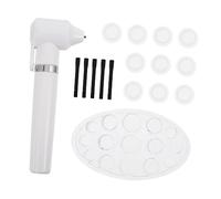 Baluue 1juego Agitador De Tinta y Adhesivo Para Mezclador Manual Sin Batería Incluye Palitos y Soporte Para Para Diy y