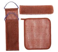 Baluue 1juego Exfoliante De Cuerpo De Africana Para Ducha Esponja Para Espalda Pies y Cara Acción Espumosa