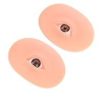 Baluue 1par Tablero De Práctica De Maquillaje Silicona Reutilizable Para Técnicas De Sombra De Ojos y Cejas Herramienta De Entrenamiento Para Principiantes Maquillaje Modelo De Piel