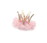 Baluue 1pieza Adorable Rhinestone Hair Clip Para Niñas Accesorio De Cabello Rosa Profundo Clip Para Mechas y Para Niño Niña