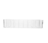 Baluue 1pieza Caja De Almacenamiento Transparente Multi-compartimento Para Cables y Accesorios Organizador De Escritorio Secciones Para Joyería y Material De