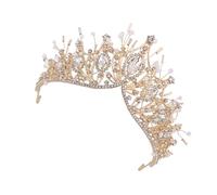 Baluue 1pieza Coro Para Niñas Adorno Elegante De Cabello Para Fiestas y Fotografía Tocado De Cumpleaños Brillantes Para Eventos Especiales
