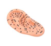 Baluue 1pieza Modelo De Acupuntura De Oído Para Educación y Masaje Herramienta Práctica De Reflexología Auricular Reflejas Para Estudio De Meridianos y Acupuntura Casa