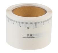 Baluue 1rollo Regla De Escala Para Medir Ceja Plantilla Reutilizable De Diseño Para Maquillaje De Cejas De Adhesivos Para Principiantes Microblading y Estilo