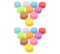 Baluue 2 Cajas Cajas de Fichas de Plástico Opacas para Contar Discos de Colores Pequeños para Actividades Matemáticas Herramientas Manipulativas Educativas para Discos de Posicional con