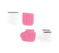 Baluue 2 Juegos Mascarilla para Pies de Spa de Guantes y Fundas para Manos y Pies Cera Caliente para Cuidado Piel Manos