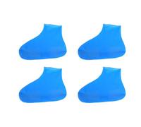 Baluue 2 Pares Fundas para Zapatos de Lluvia de Látex Engrosado, Antideslizantes y Resistentes al Desgaste, Talla L (41-45), Protección y Práctica para Exterior, Pack 2 Unidades