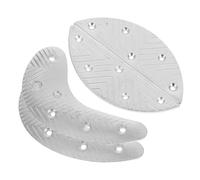 Baluue 2 pares Placas Metálicas para Talón Resistentes al de Protectores de para Reparación y Sustitución de Taloneras Botas y Zapatos Soporte Cómodo y Duradero para