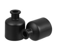 Baluue 2 Piezas Botellas Difusoras de Vidrio Mate para Aceites Esenciales Difusor de Aroma sin Frascos Vacíos para Ambientadores Hogar y Mikado Diseño Elegante y Fácil Limpieza