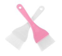 Baluue 2 Piezas Cepillo Corporal Suave Para Dry Brushing Blanco y Rosa Herramienta De Belleza Facial y Corporal Aplicador De Mascarilla Manteca