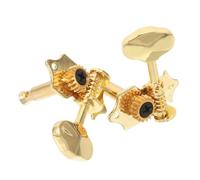 Baluue 2 Piezas Clavijas de Afinación para Guitarra Acústica Perillas de Cuerda de Guitarra Retorcidas Partes de Mango de Reemplazo Sistema de Clavijas de Afinación para Folk y Clásica