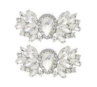 Baluue 2 piezas Clips para Zapatos Decorativos de Boda de Adornos Delicados y Removibles Accesorios Elegantes para Tacones de Novia