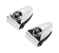 Baluue 2 Piezas Ganchos para y Soporte para Bombo con Almohadillas de Goma Negra Herrajes Resistentes para Batería Piezas Compatibles para Arnés y Caja Adecuado para Reparación