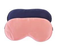 Baluue 2 Piezas Máscaras para Dormir de Seda Cómodas y Antifaz para Adultos Antifaz para Viajar para Descansar de Seda para Ojos