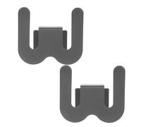 Baluue 2 Piezas Soporte de Zapatillas de Pared Resistente sin Taladro Organizador Colgante con Drenaje para Baño de Unidades Ahorro de Espacio para Puerta y Pared