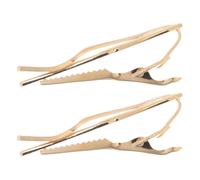Baluue 2 Pinzas de Corbata para Hombres Diseño Único de Tenedores de Cobre, Resistentes al Desgaste Fuerte Agarre, Ideales para Banquetes y Eventos de Negocios