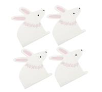 Baluue 20 Hojas Servilletas Desechables Cena de Servilletas de Papel Forma de Conejo Suministros para Fiestas de Cumpleaños para Fiestas para Decoración de Mesa de Pascua