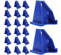 Baluue 20 Piezas de Cuñas para Suelo Laminado de Madera Herramienta de Instalación Resistente de PP para Kit de Reparación de Pisos Accesorios para Parquet y Vinilo Uso Profesional y