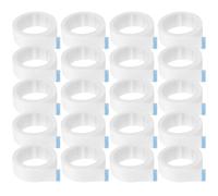 Baluue 20 Rollos de Cinta Adhesiva de Color Claro para Extensiones de Pestañas, Cinta de Tela No Tejida Transpirable, 1.2cm Ancho, Adecuado para Levantar y Separar Pestañas