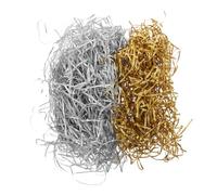 Baluue 200g Relleno De Papel Brillante Metalizado Caja De Obsequio Rellena De Papel Triturado Para Manualidades Regalos De Cumpleaños Showers