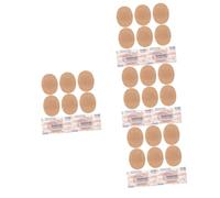 Baluue 200piezas Parches De Hemostasia De Tela Elástica Transpirables Vendajes Autoadhesivos Para Protección De Heridas Forma Ovalada