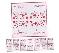 Baluue 20piezas Servilletas Desechables Love Diseño De Para Decoración De Mesa San Valentín Unidades y Románticas
